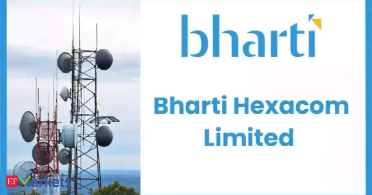 Bharti Hexacom shares rally 6% after Citi initiates protection predicting a 20% upside