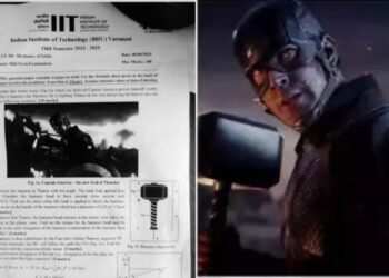 “Calculate the stress on Mjolnir’s deal with”: Captain America vs Thanos combat makes it to IIT Varanasi examination