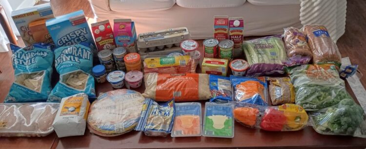 Brigette’s $120.47 Grocery Purchasing Journey and Weekly Menu Plan for five