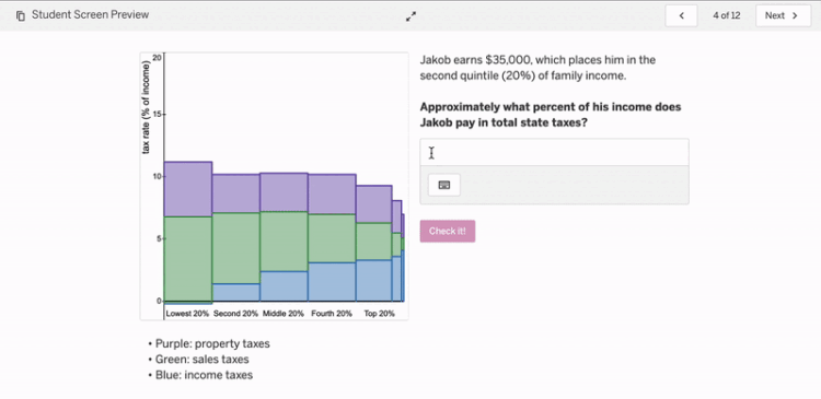 Math Monday: Use Desmos to Discover State and Native Tax Charges