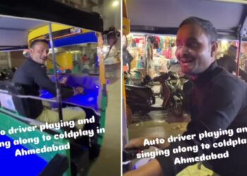 Ahmedabad auto driver singing ‘Sky Stuffed with Stars’ wins hearts, followers say Coldplay ought to invite him