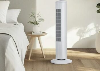 Mainstays 28″ 3-Pace Oscillating Tower Fan $22.18, plus extra!
