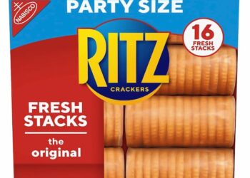Ritz Authentic Occasion Measurement Crackers (16 stacks) solely $4.18 shipped!