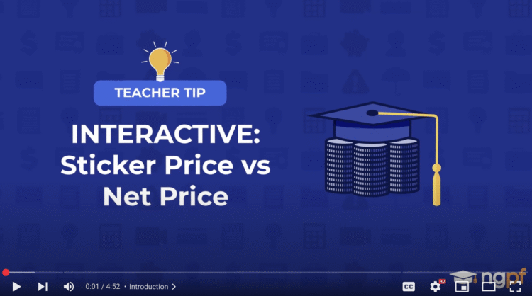 Instructor Tip: INTERACTIVE: Sticker Value vs Web Value