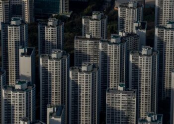 People could aspire to single-family houses, however in South Korea, residences are king