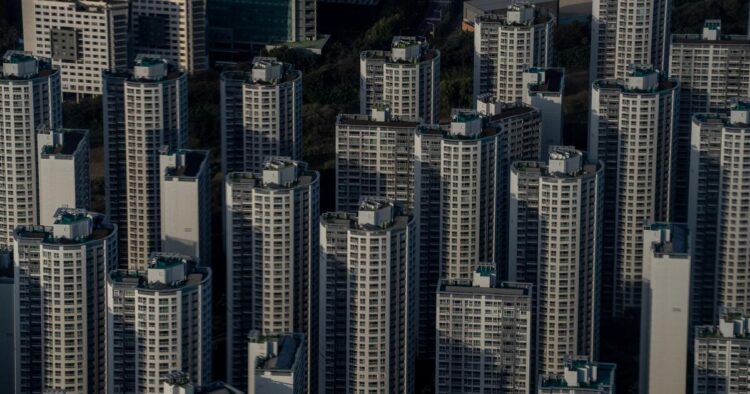 People could aspire to single-family houses, however in South Korea, residences are king