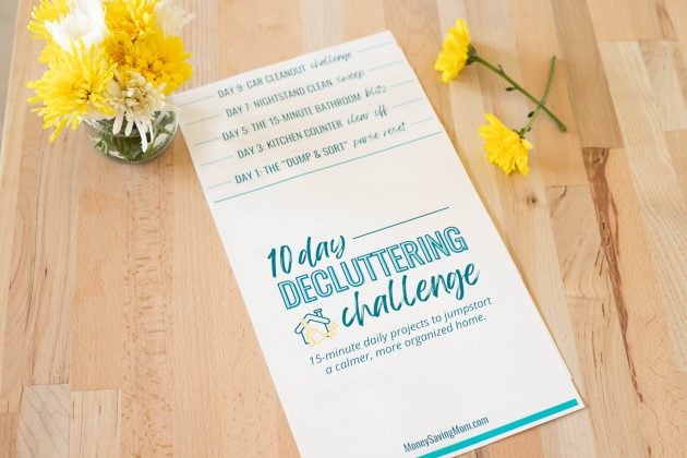 10-Day Decluttering Problem – Night time Stand (Day 6)