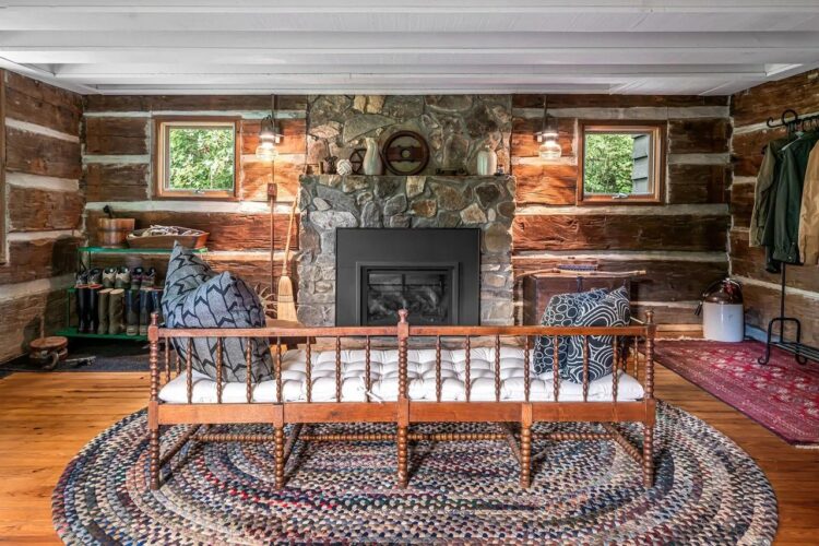 Historic Appalachian Log Cabin Is Given New Life as A part of $1.6 Million Blue Ridge Retreat After Being Moved Throughout State Strains