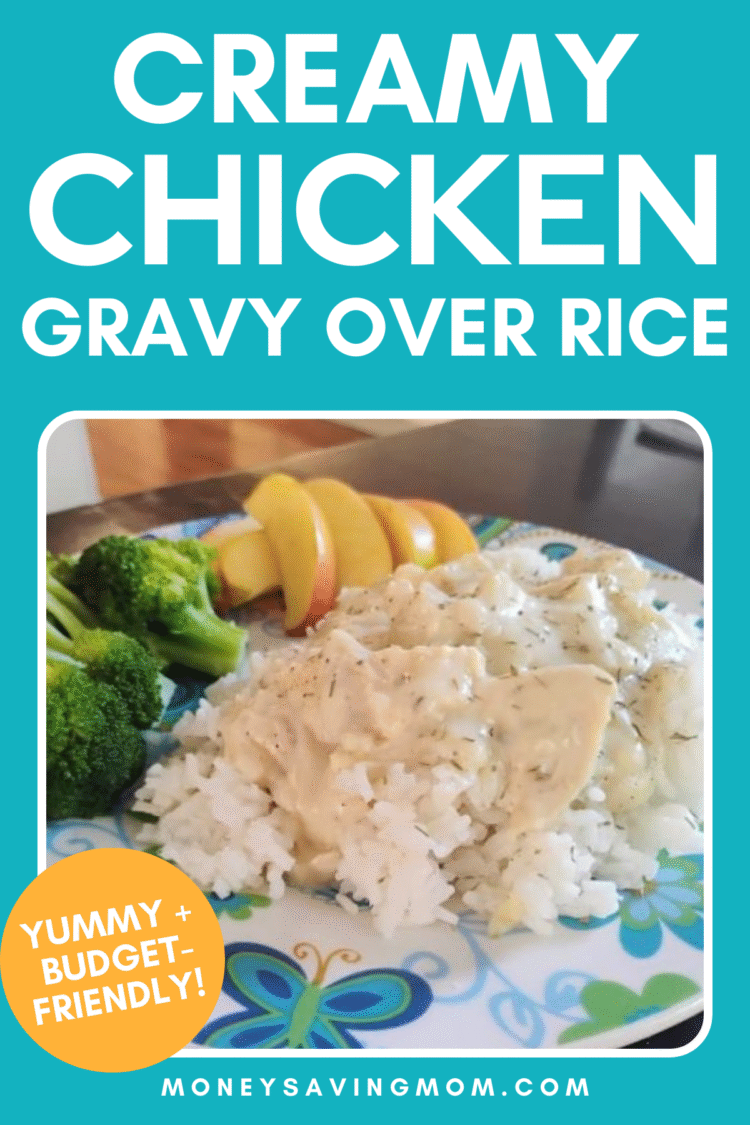 Creamy Hen Gravy and Rice ($10 Household Dinner Thought)