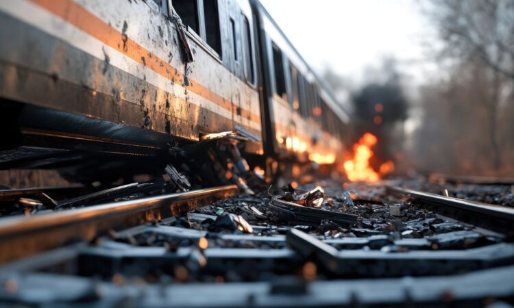 Rail sabotage on key polish hall deepens safety fears