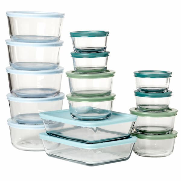 Anchor Hocking 32-Piece Glass Meals Storage Set solely $20! {Final day!}