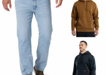 *HOT* Wrangler Males’s Denims and Workwear Hoodies solely $13!