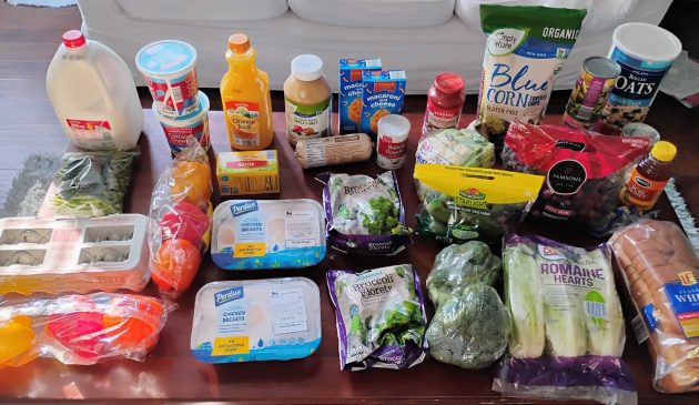 Brigette’s $93.40 Grocery Buying Journey and Weekly Menu plan for 4!