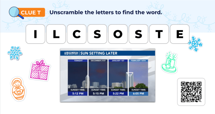 December Sprint: Vacation Phrase Puzzle