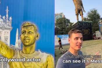‘70 ft statue in 40 days, however metro took a long time’: German vlogger questions priorities over Messi tribute
