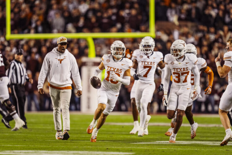 College of Texas senior defensive again Michael Taaffe wins the 2025 Allstate Wuerffel Trophy for management in neighborhood service
