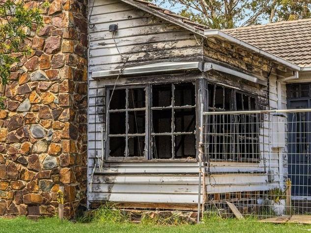Enormous Frankston block with fire-damaged home on the market