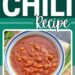 Straightforward Chili Recipe ($10 Household Dinner Thought)