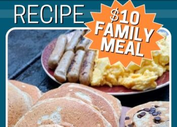 Entire Wheat Pancakes ($10 Household Dinner Thought)