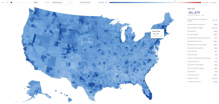 The place OBBBA delivers the largest tax cuts