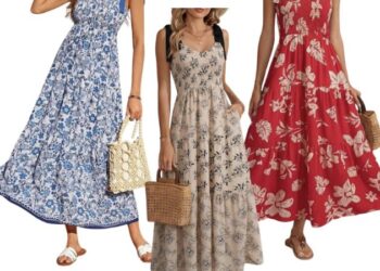 Ladies’s Summer season Informal Maxi Costume solely $18.49!