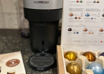 *SUPER HOT* Nespresso Vertuo POP+ Deluxe Espresso and Espresso Maker with Milk Frother solely $69.98 shipped! (Contains $50 in pods)!
