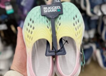 Rugged Shark Ladies’ Water Sneakers solely $5.99!