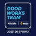 College of Virginia coxswain and volunteer firefighter and EMT Shelby Bavin named captain of the Allstate NACDA Spring Good Works Group