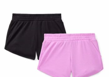 Athletic Works Woman’s Lively Shorts, 2-Pack solely $4.75, plus extra!