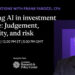 Conversations with Frank Fabozzi, CFA, That includes Iro Tasitsiomi, PhD