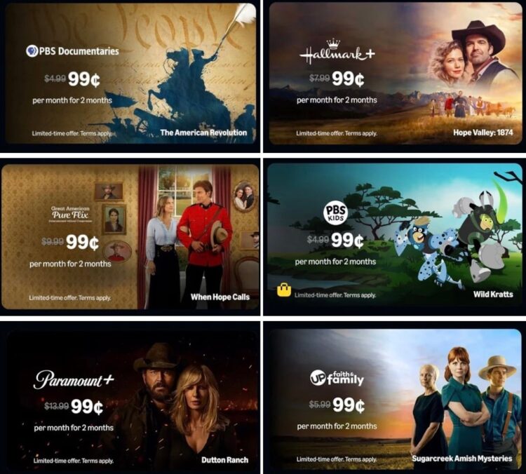 *HOT* Prime Video Channels as little as $0.99/month!