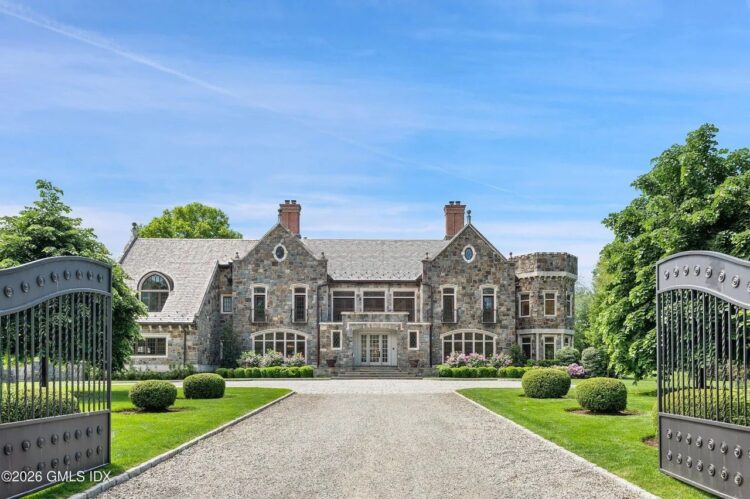 $13.5 Million Stone Manor Brings Previous-World Citadel Allure to Greenwich