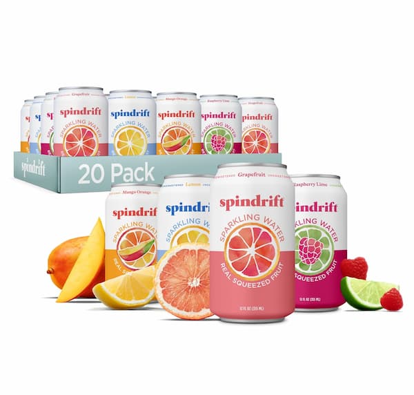 Spindrift Glowing Water Selection Pack 20-Rely solely $8.24 shipped!