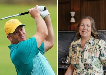 Golfer Marcus Fraser and spouse Carlie promote bayside dwelling