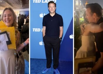 Lady Residing in Jason Sudeikis’ Former Dwelling Snags ‘Ted Lasso’ Premiere Invite