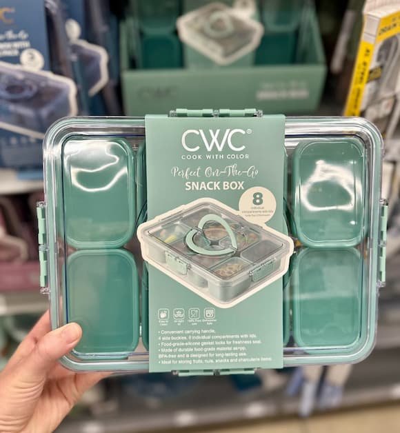 Prepare dinner With Colour 8-Compartment Snackle Field solely $5!