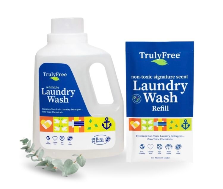 *HOT* Non-Poisonous Laundry Detergent (50 hundreds) + Refillable Jug solely $5 shipped!