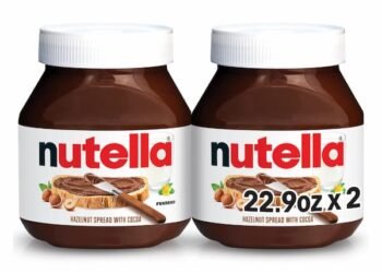 TWO Nutella Hazelnut Unfold 22.9oz Jars solely $9.07 shipped!