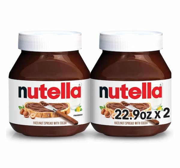 TWO Nutella Hazelnut Unfold 22.9oz Jars solely $9.07 shipped!