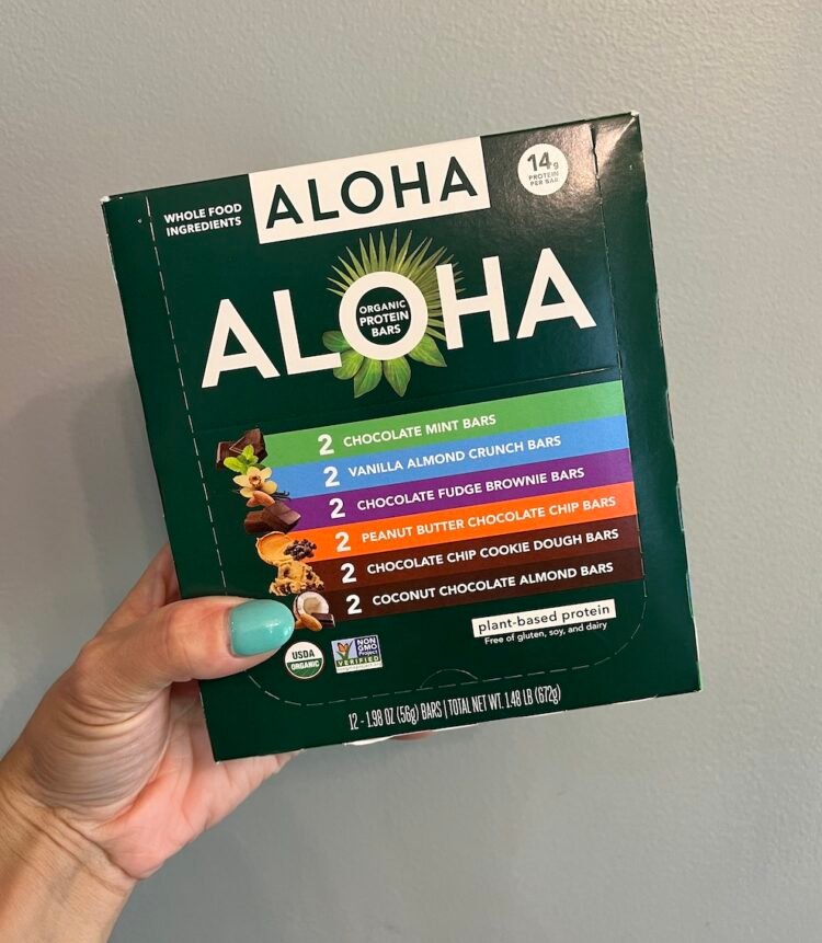 *HOT* ALOHA Natural Plant Based mostly Protein Bars, 12 depend as little as $12.95 shipped!