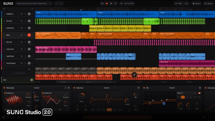Suno launches Studio 2.0 with MIDI help… and no obtain restrict