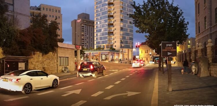 Enavs Agron Tower accredited for Jerusalems Paris Sq.