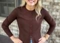Ladies’s Cropped Button Up Cardigan solely $16.79! 