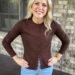 Ladies’s Cropped Button Up Cardigan solely $16.79!Â