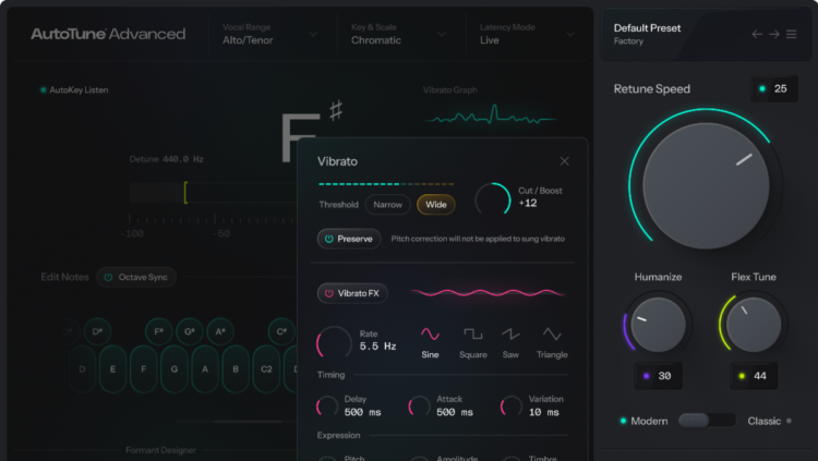 Antares launches AutoTune Superior, a pitch-correction plugin constructed to go away a singer’s vibrato alone