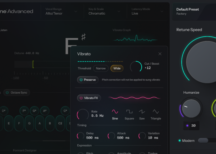 Antares launches AutoTune Superior, a pitch-correction plugin constructed to go away a singer’s vibrato alone