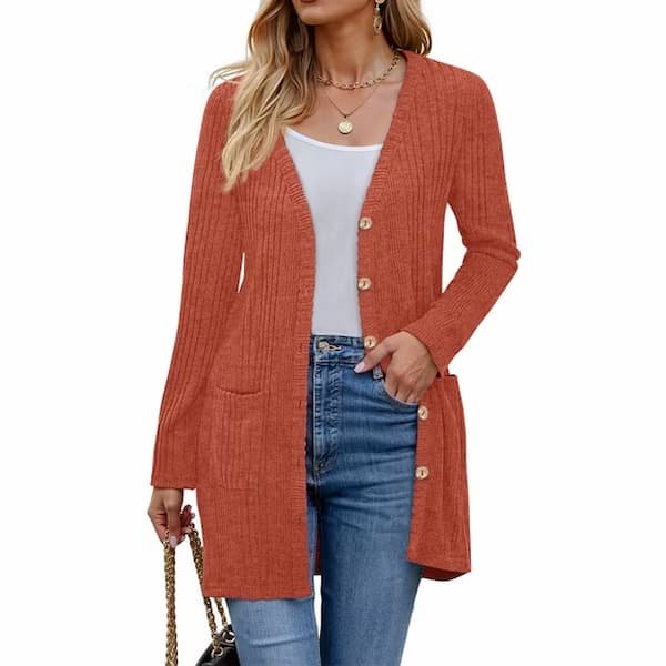 Lengthy-Sleeve Fall Cardigan with Pockets solely $16.99 (Reg. $28)!
