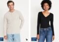 Outdated Navy Cozy Lengthy Sleeved Tops solely $6 and $8 at this time!